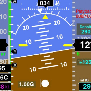 ELM350 3.5" Flight Instrument