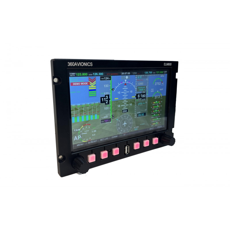 ELM800 8" EFIS with Touch display HD