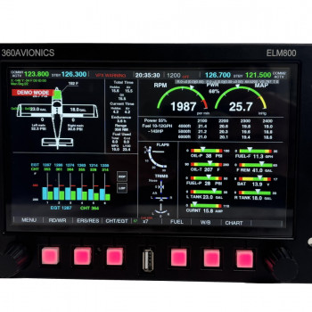 ELM800 8" EFIS with Touch display HD