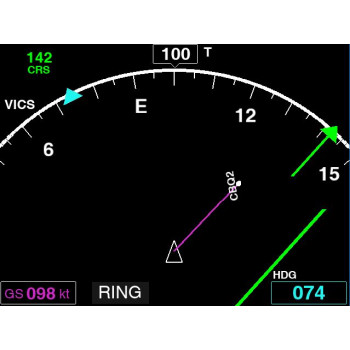 ELM350 3.5" Flight Instrument
