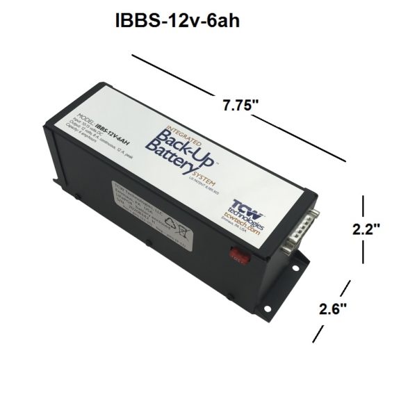 TCW Integrated Battery Back-up System (IBBS) TCW Integrated Battery Back-up System (IBBS)