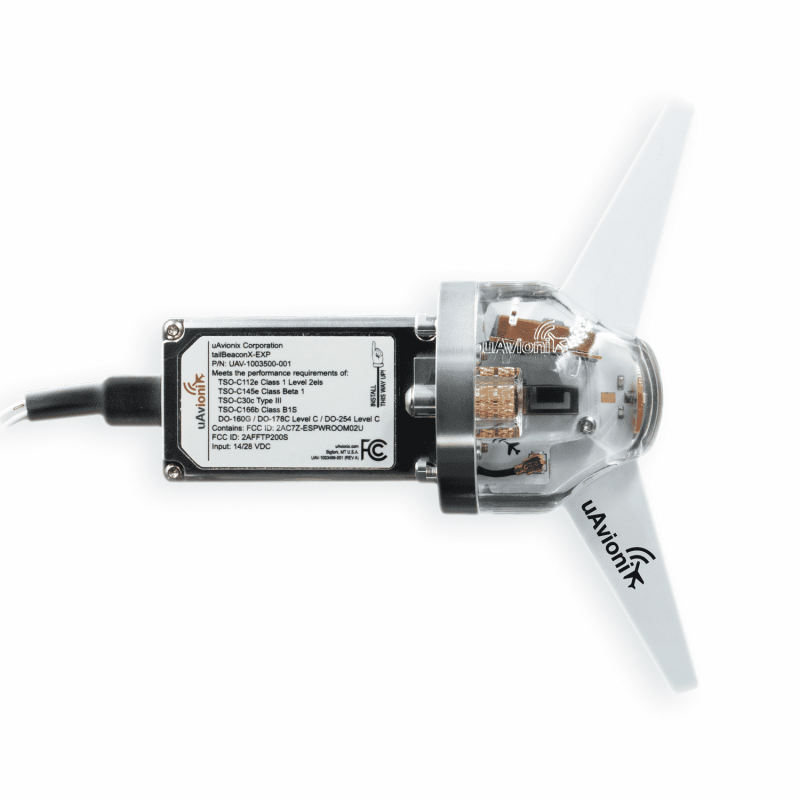 uAvionix tailBeaconX TSO ADS-B Transponder